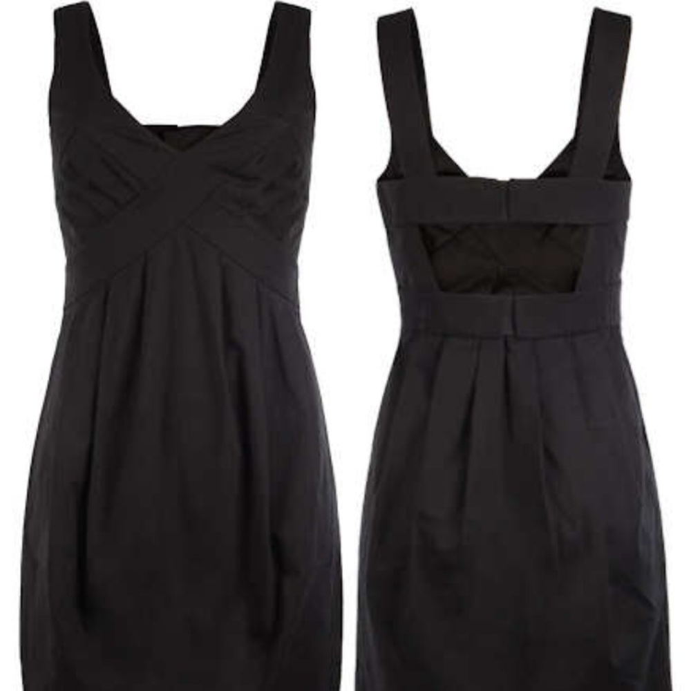 NWT All Saints Memory Dress In Ebony